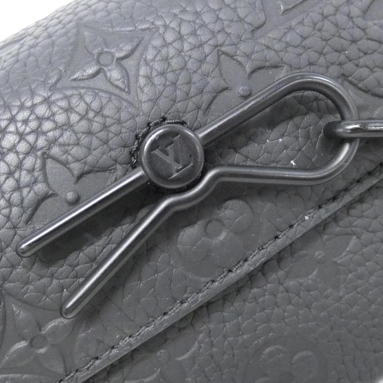 LOUIS VUITTON Steamer M81746 Shoulder Bag Monogram Black Monogram Rank A - Thumbnail 4