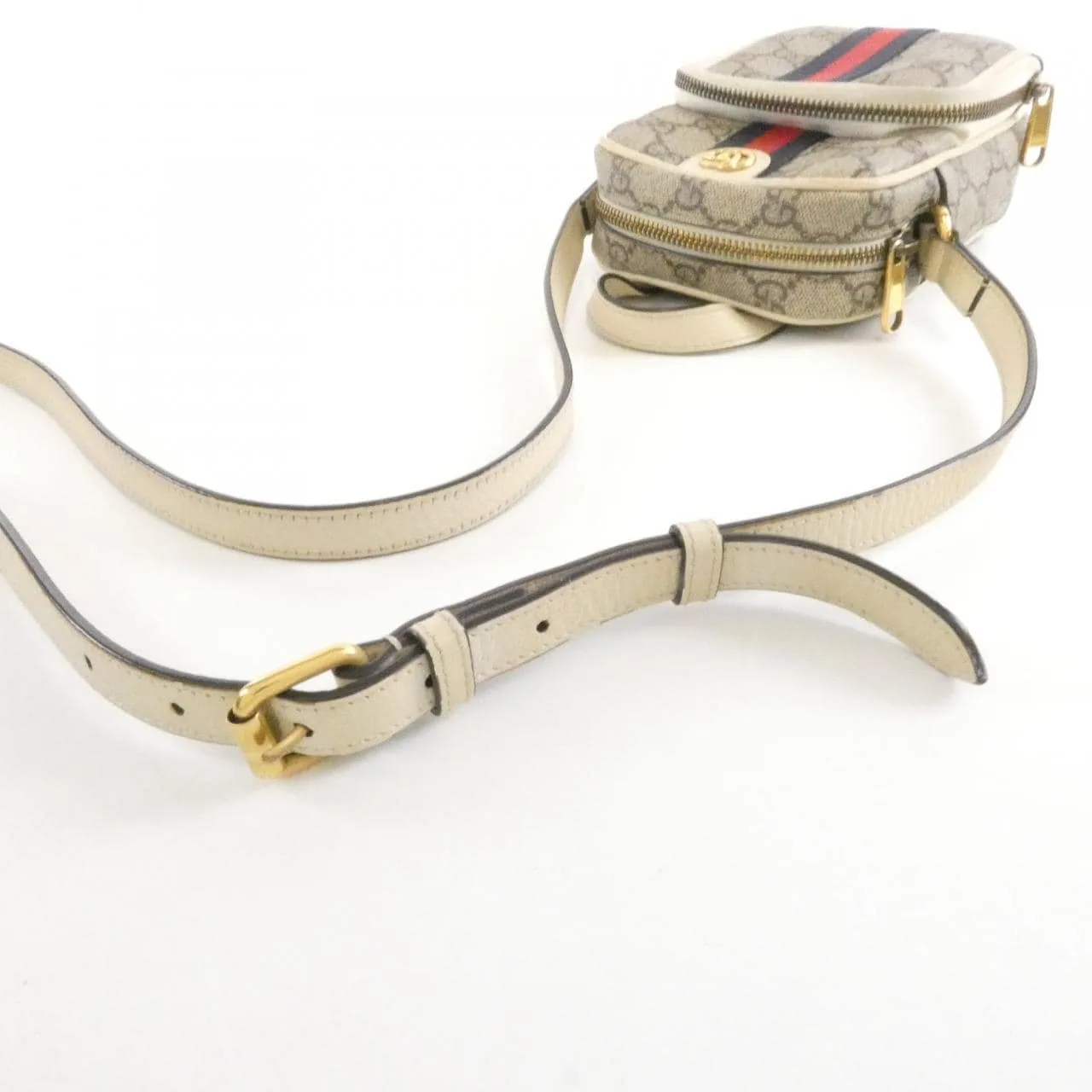 GUCCI 671682 96IWT Shoulder Canvas Black Canvas Rank B - Thumbnail 4