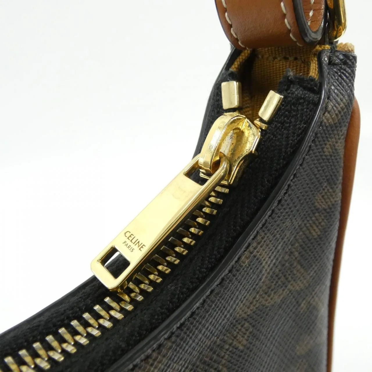 CELINE 10I602DS1 Handbag Canvas Black Canvas - Thumbnail 4