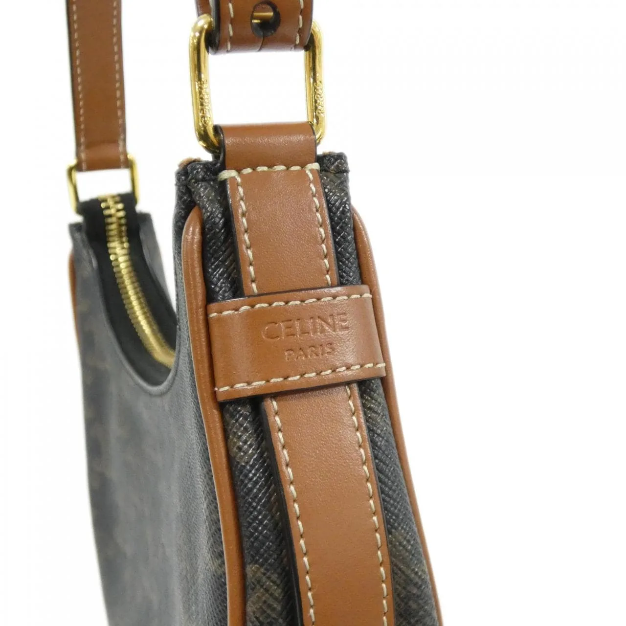 CELINE 10I602DS1 Handbag Canvas Black Canvas - Thumbnail 5