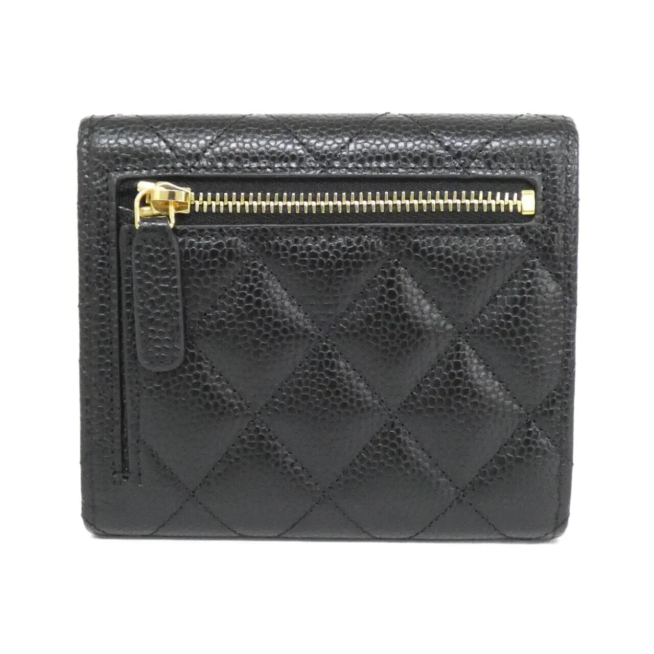 CHANEL Timeless Classic AP0231 Wallet Grained Calfskin Black Grained Calfskin Rank A - Thumbnail 2