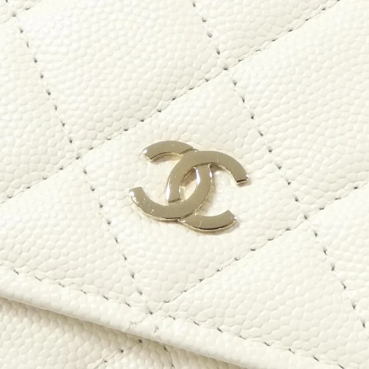 CHANEL Timeless Classic AP0250 Wallet Grained Calfskin 黑色 荔枝紋牛皮 中古品A - 縮圖 5