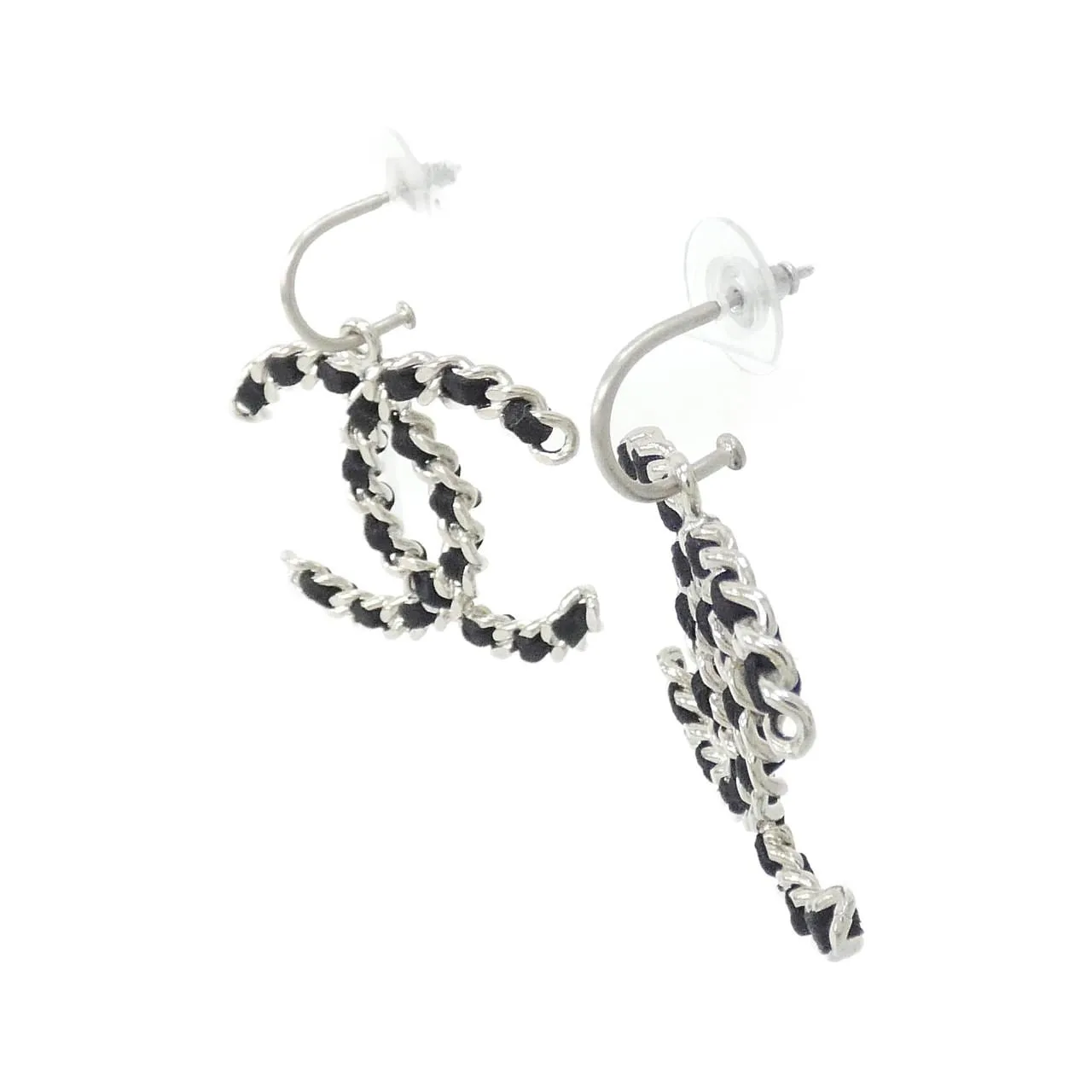 CHANEL 41205 Accessories Satin Black Satin Rank A - Thumbnail 2