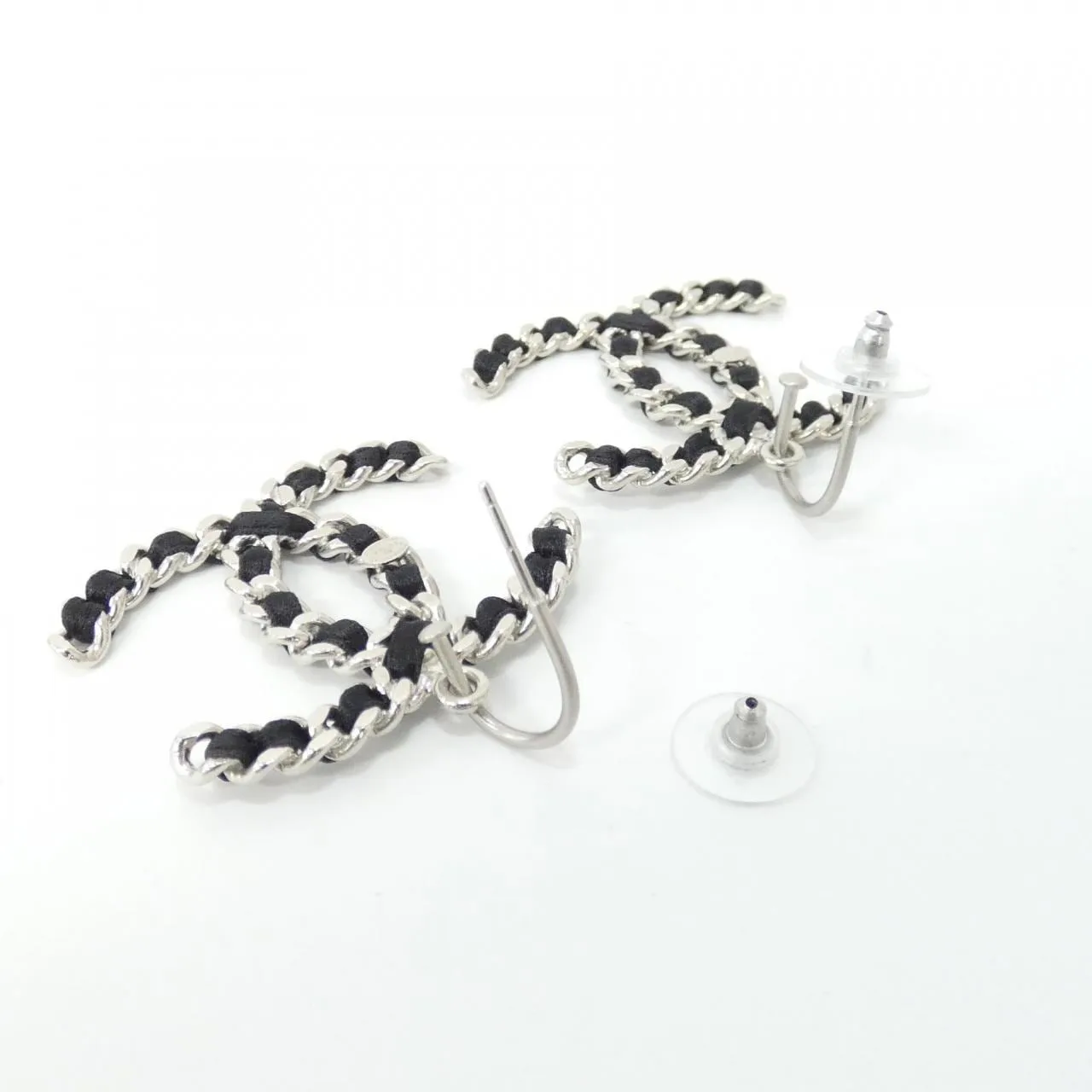 CHANEL 41205 Accessories Satin Black Satin Rank A - Thumbnail 3