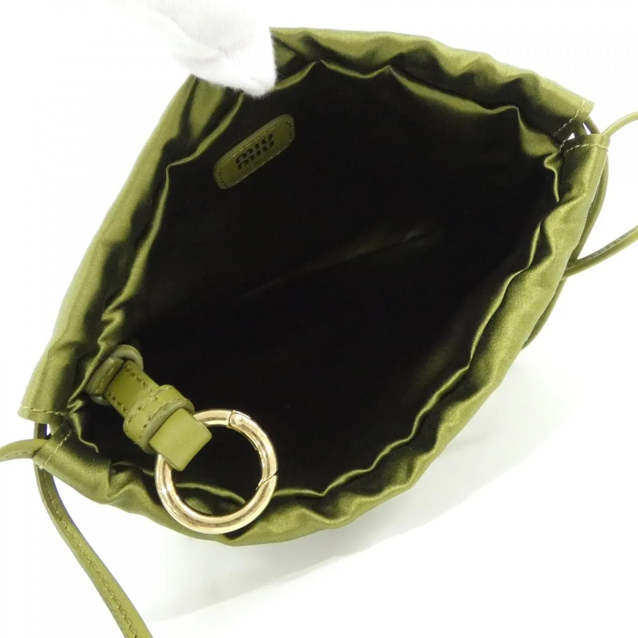 MIU MIU 5NG010 Pouch 黑色 中古品A - 縮圖 7