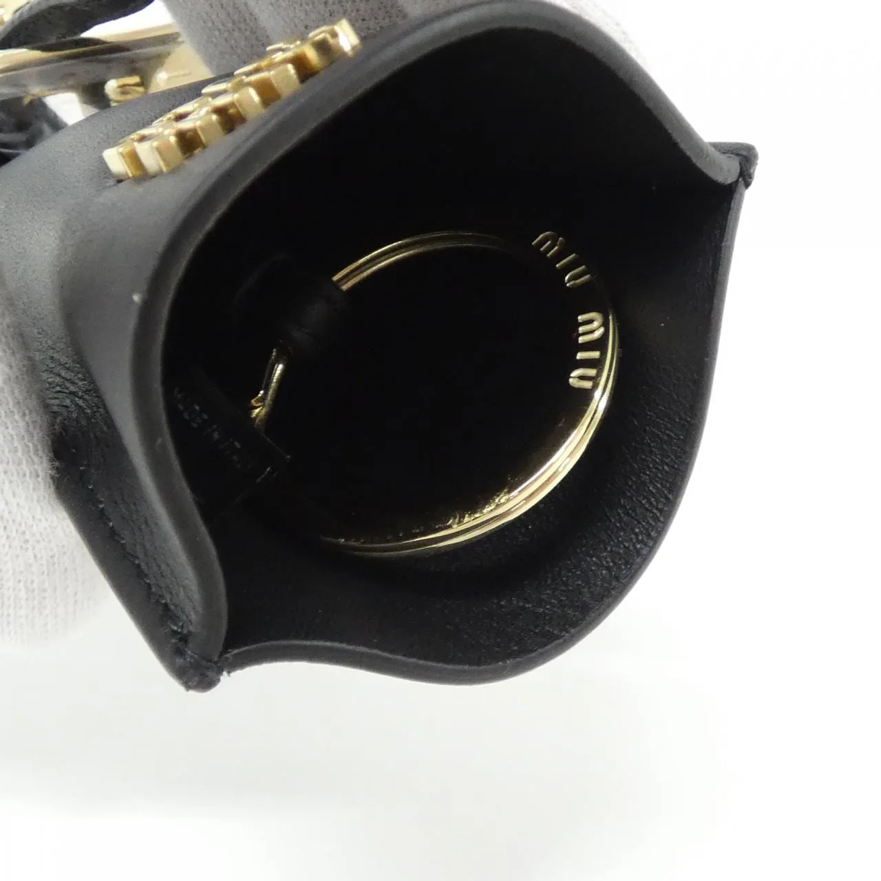 MIU MIU 5TL514 Key Case Black Rank A - Thumbnail 4
