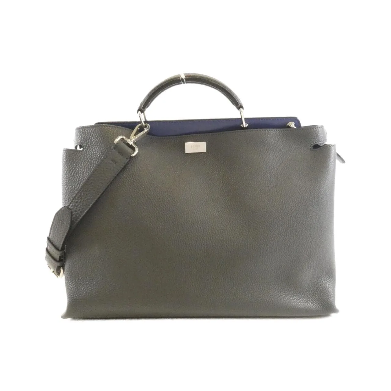 FENDI Baguette 7VA476 A91A Handbag Black