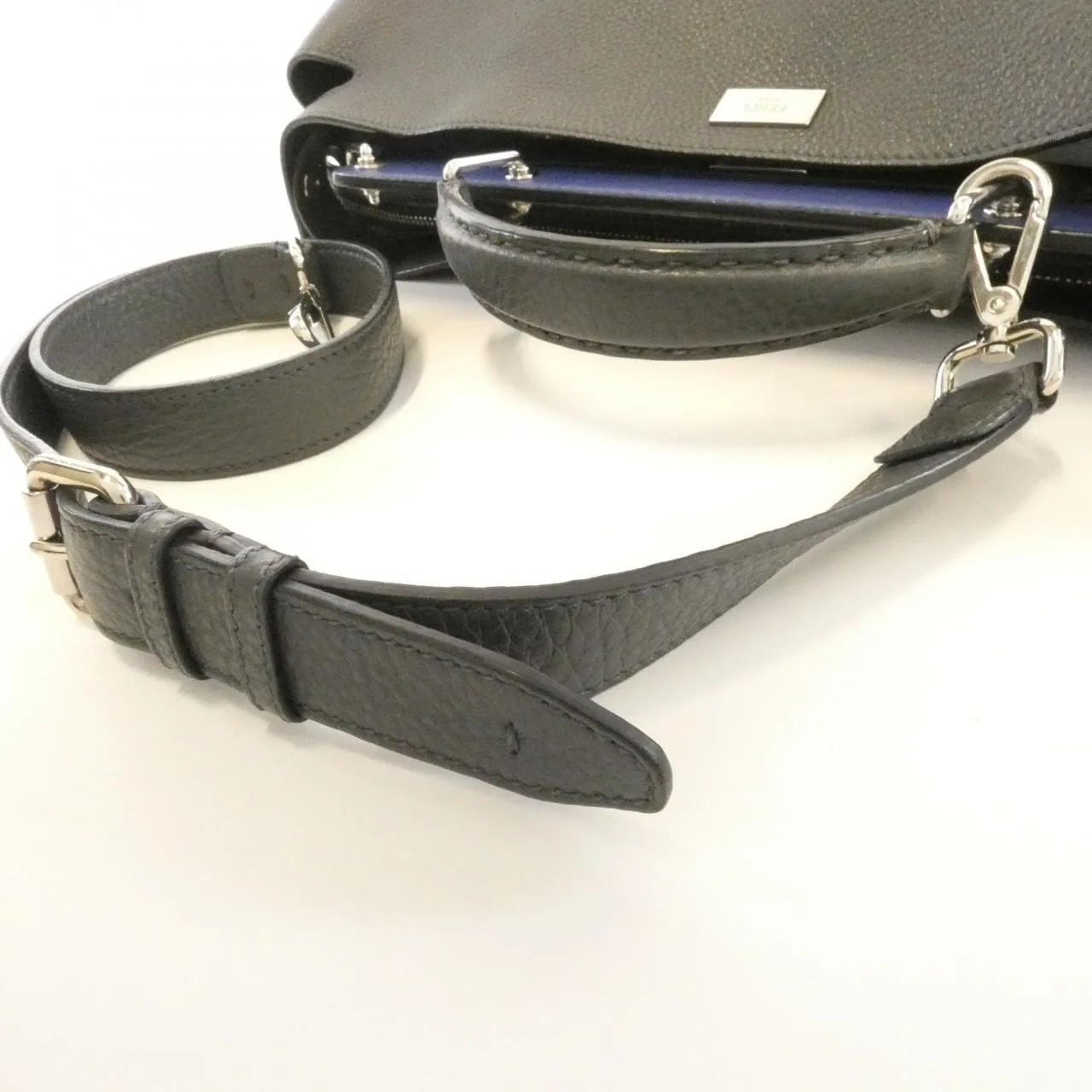 FENDI Baguette 7VA476 A91A Handbag Black - Thumbnail 5