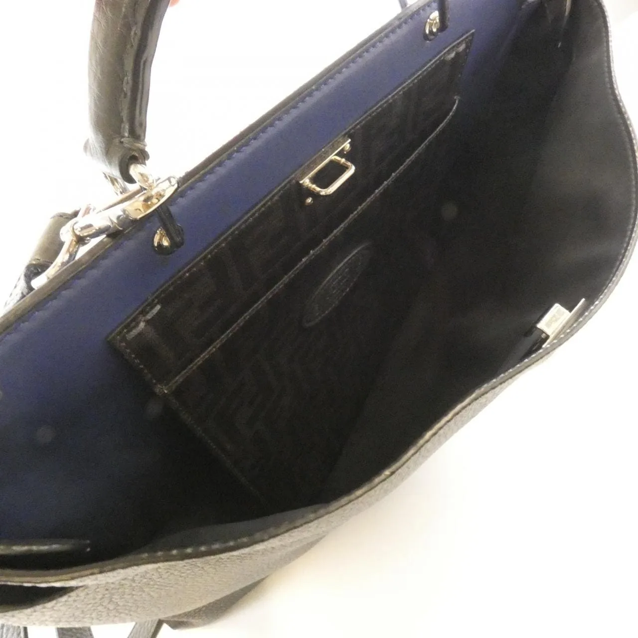 FENDI Baguette 7VA476 A91A Handbag Black - Thumbnail 6