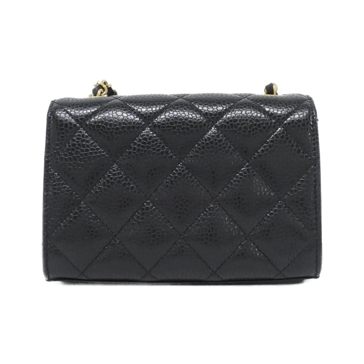 CHANEL AS5981 Shoulder Grained Calfskin Black Grained Calfskin - Thumbnail 2