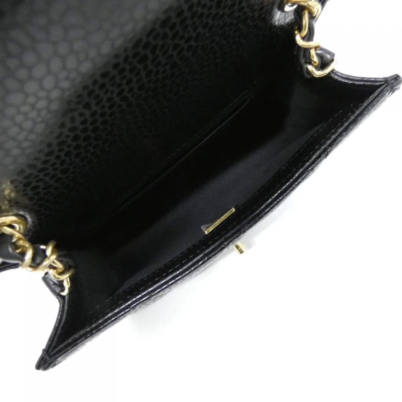 CHANEL AS5981 Shoulder Grained Calfskin Black Grained Calfskin - Thumbnail 6