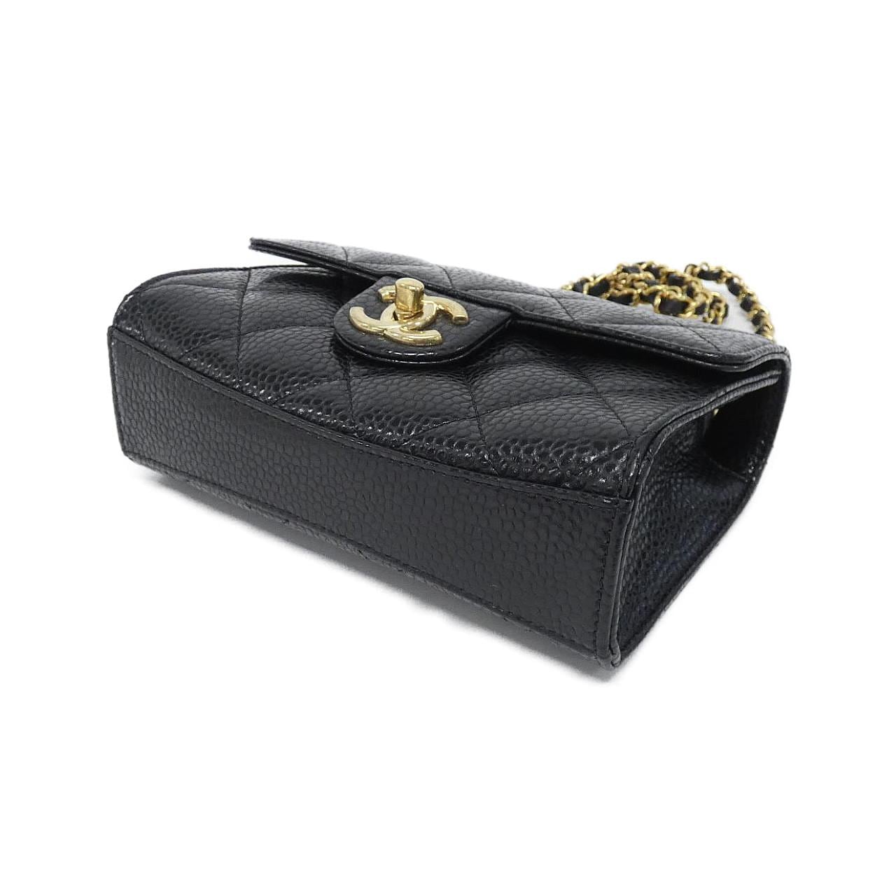 CHANEL AS5981 Shoulder Grained Calfskin Black Grained Calfskin - Thumbnail 3
