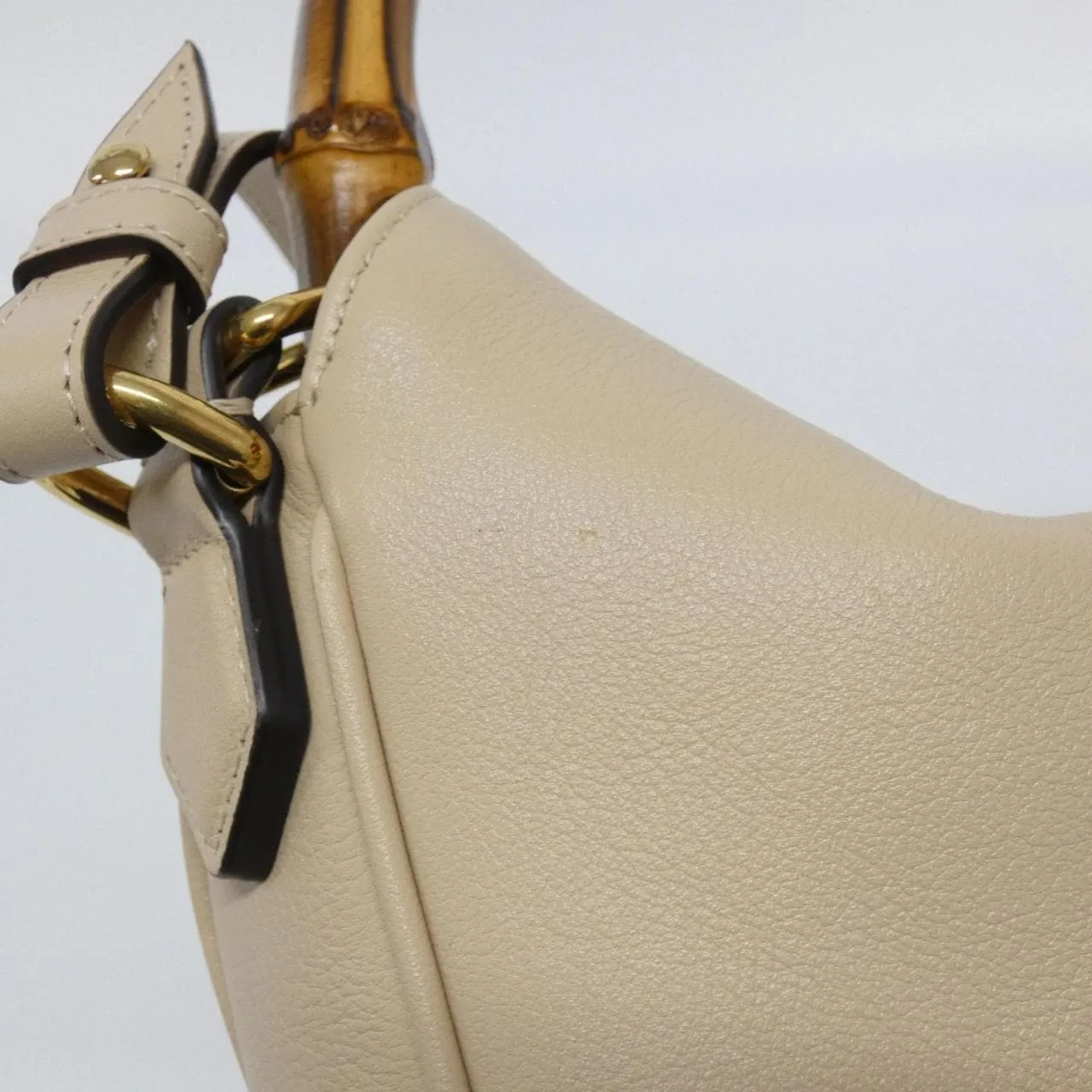 GUCCI 746124 UAAAY Shoulder Leather 黑色 皮革 中古品A - 縮圖 4