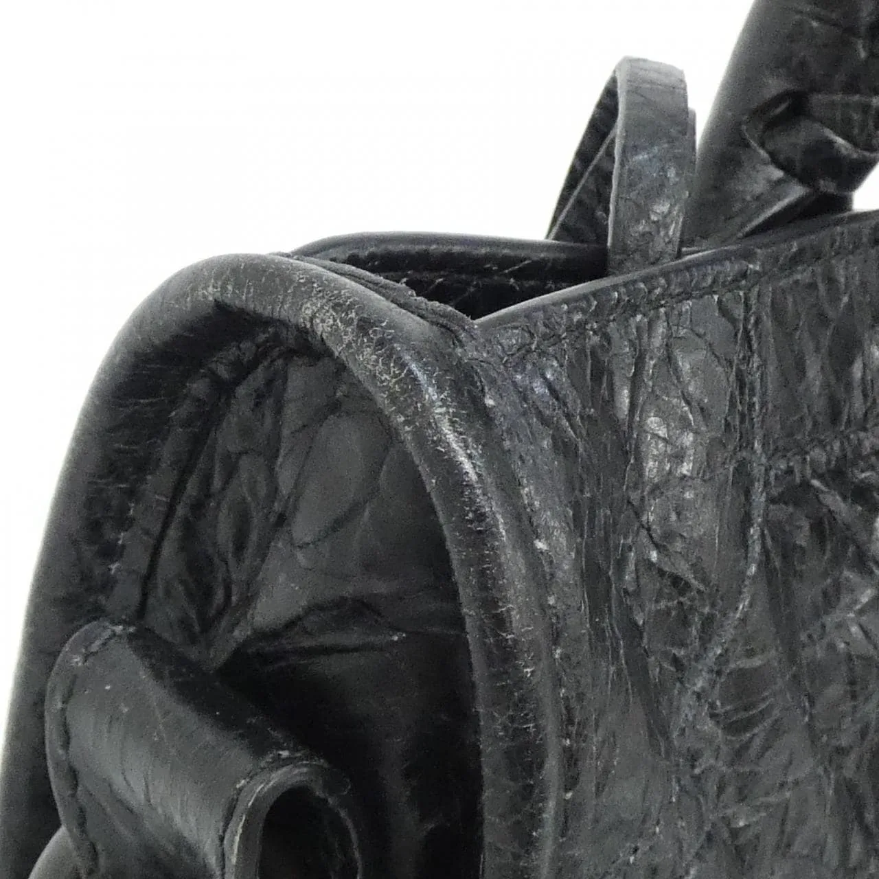 BALENCIAGA Le City 811442 2ABEK Handbag Lambskin Black Lambskin - Thumbnail 6