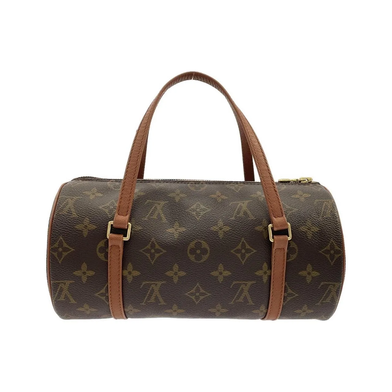 LOUIS VUITTON Papillon M51366 Handbag Monogram 黑色 Monogram 中古品A - 縮圖 2