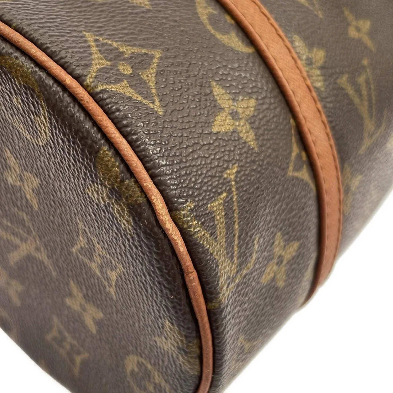 LOUIS VUITTON Papillon M51366 Handbag Monogram 黑色 Monogram 中古品A - 縮圖 3