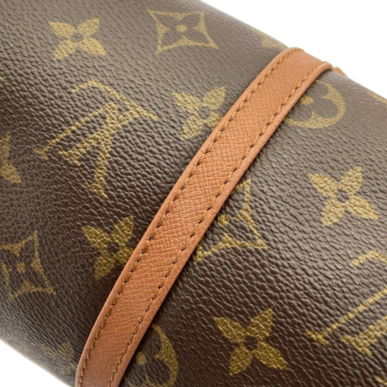 LOUIS VUITTON Papillon M51366 Handbag Monogram 黑色 Monogram 中古品A - 縮圖 4