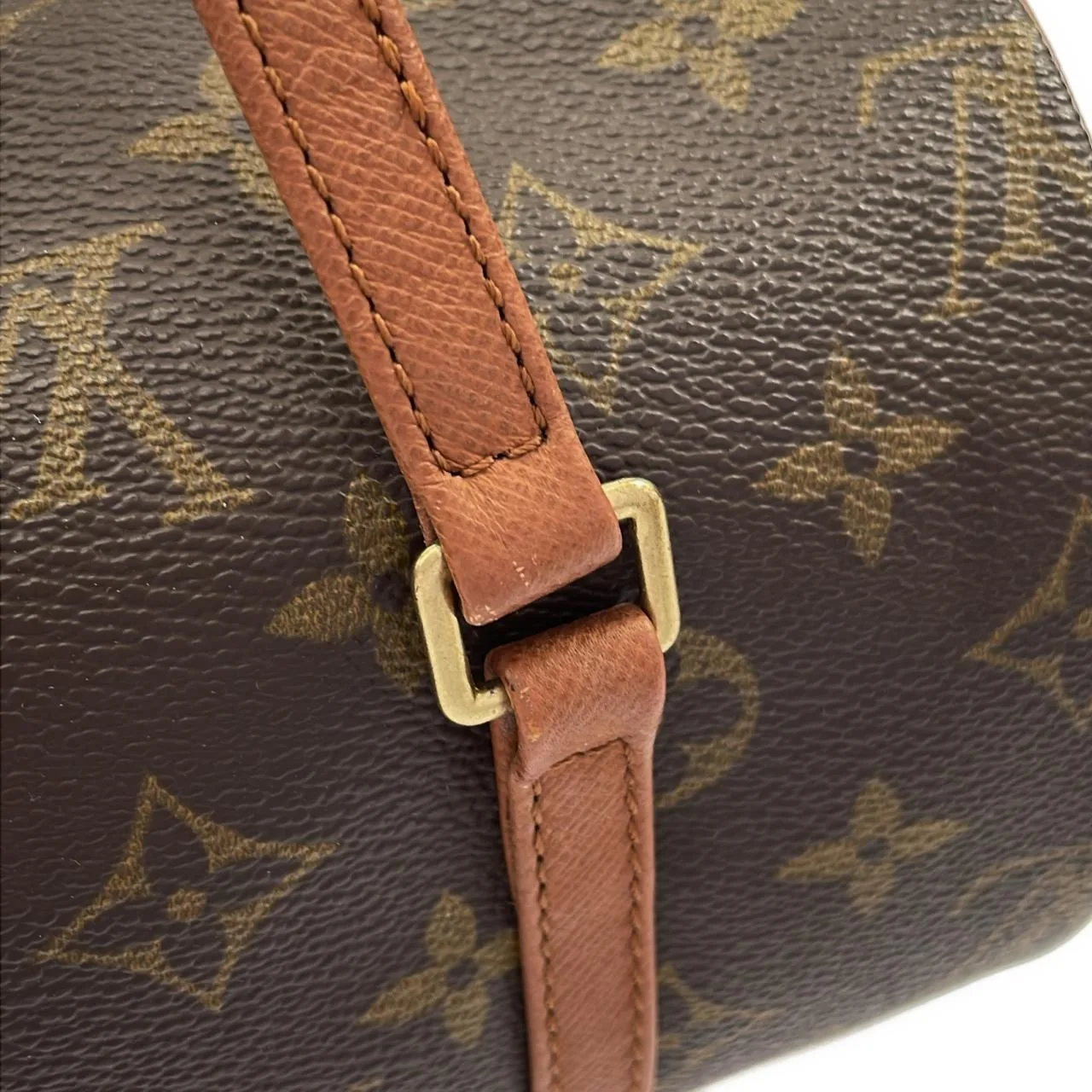 LOUIS VUITTON Papillon M51366 Handbag Monogram 黑色 Monogram 中古品A - 縮圖 6
