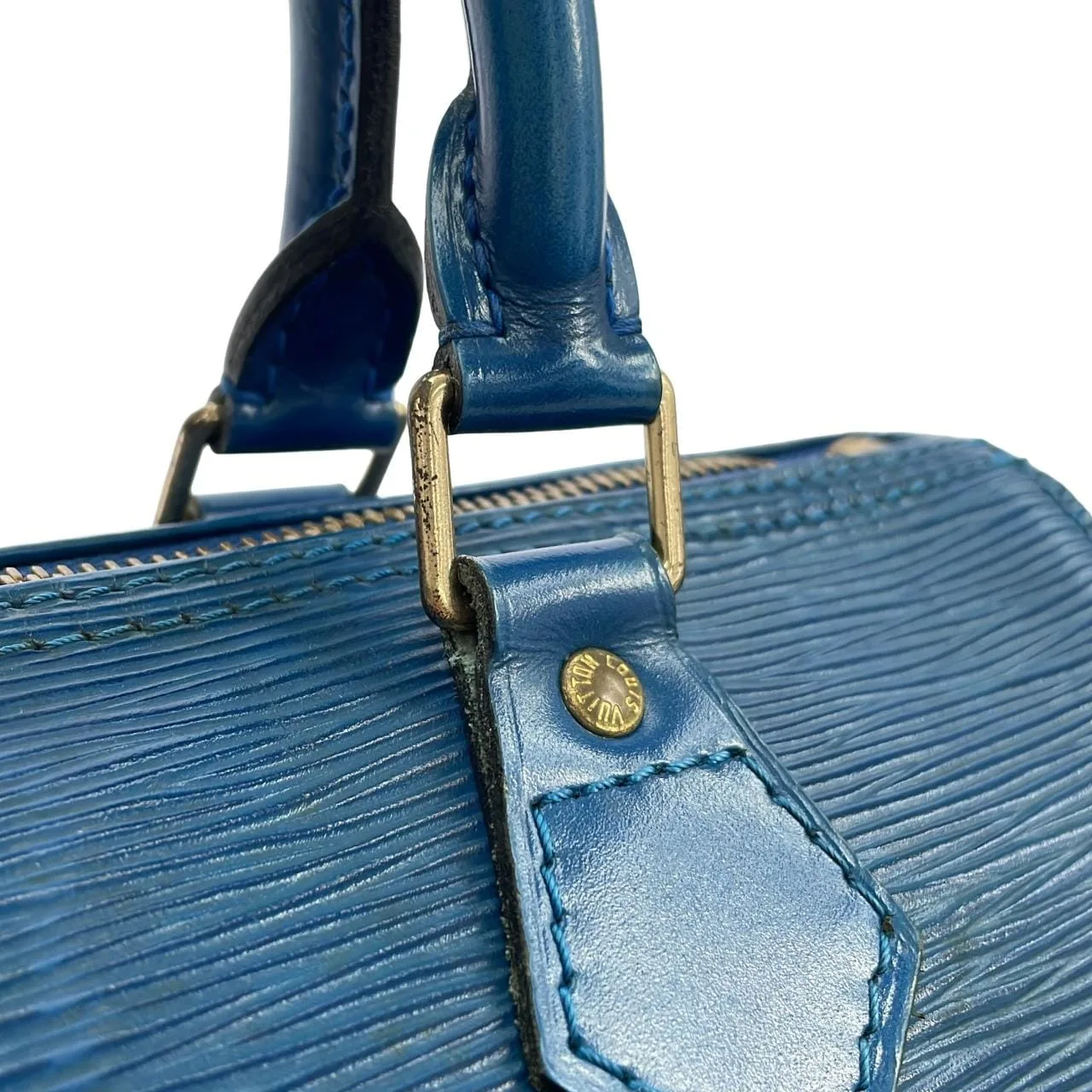 LOUIS VUITTON Speedy M43015 Boston Epi Blue Epi Rank B - Thumbnail 7