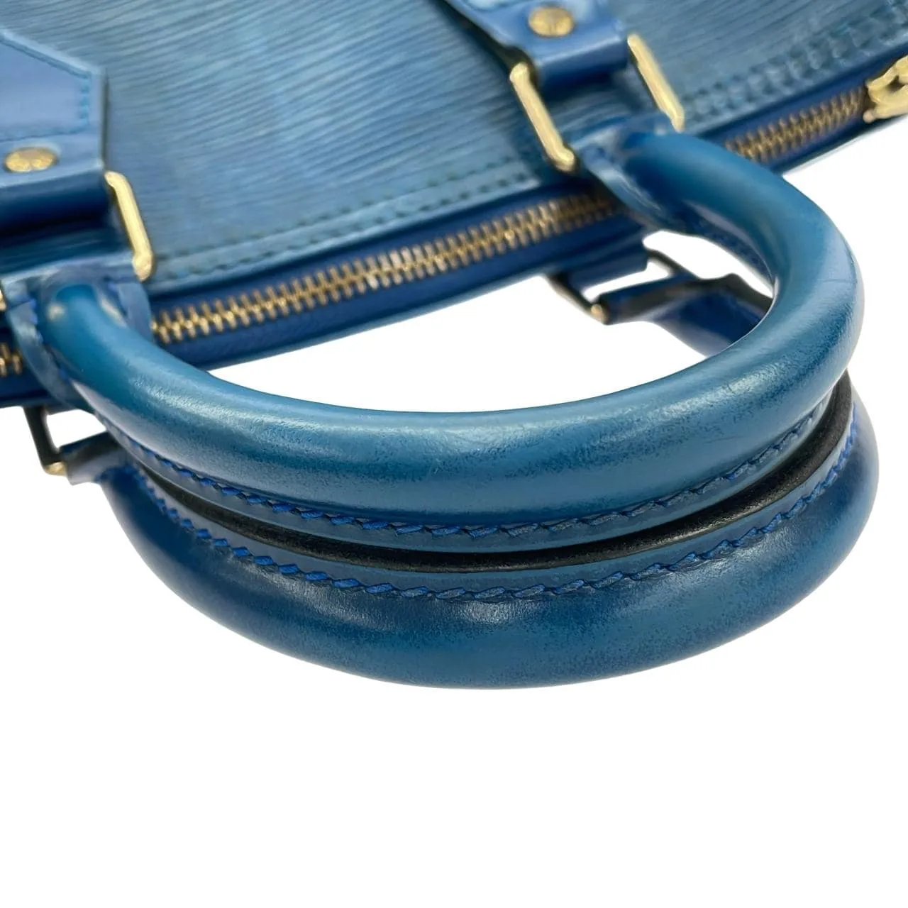 LOUIS VUITTON Speedy M43015 Boston Epi Blue Epi Rank B - Thumbnail 8