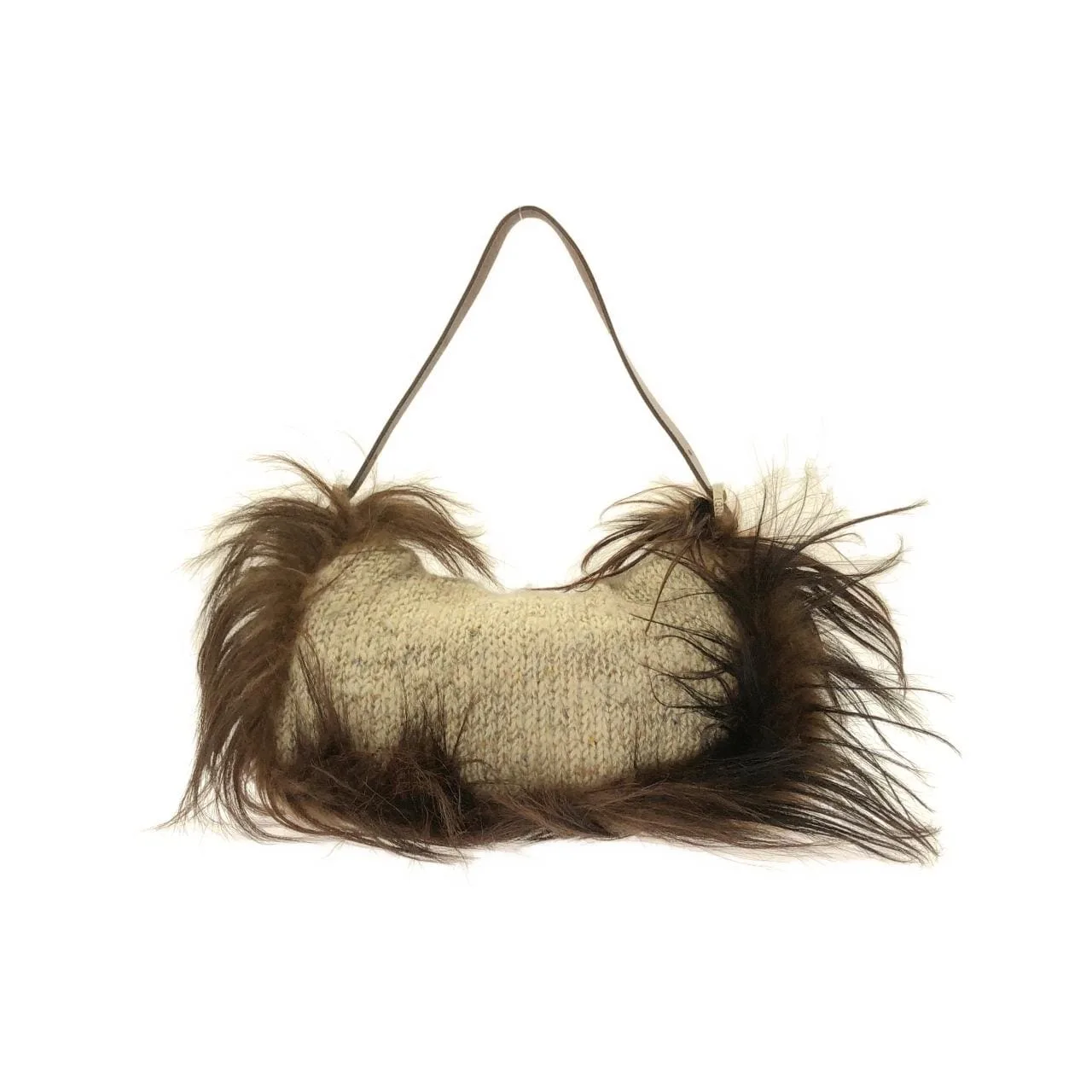 FENDI Baguette 26424 Handbag 棕色 中古品B - 縮圖 2