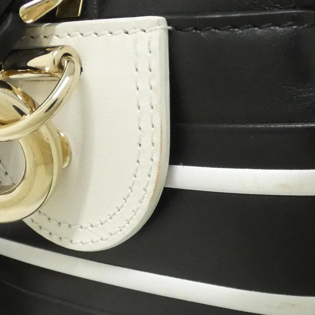 DIOR M6209OOBR Handbag 黑色 中古品A - 縮圖 8