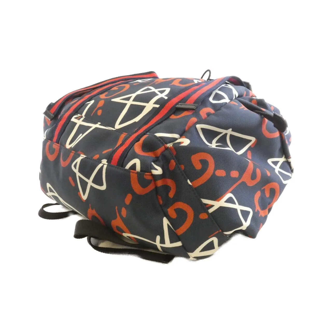 GUCCI 429037 K4U1X Backpack Canvas 黑色 帆布 中古品A - 縮圖 3