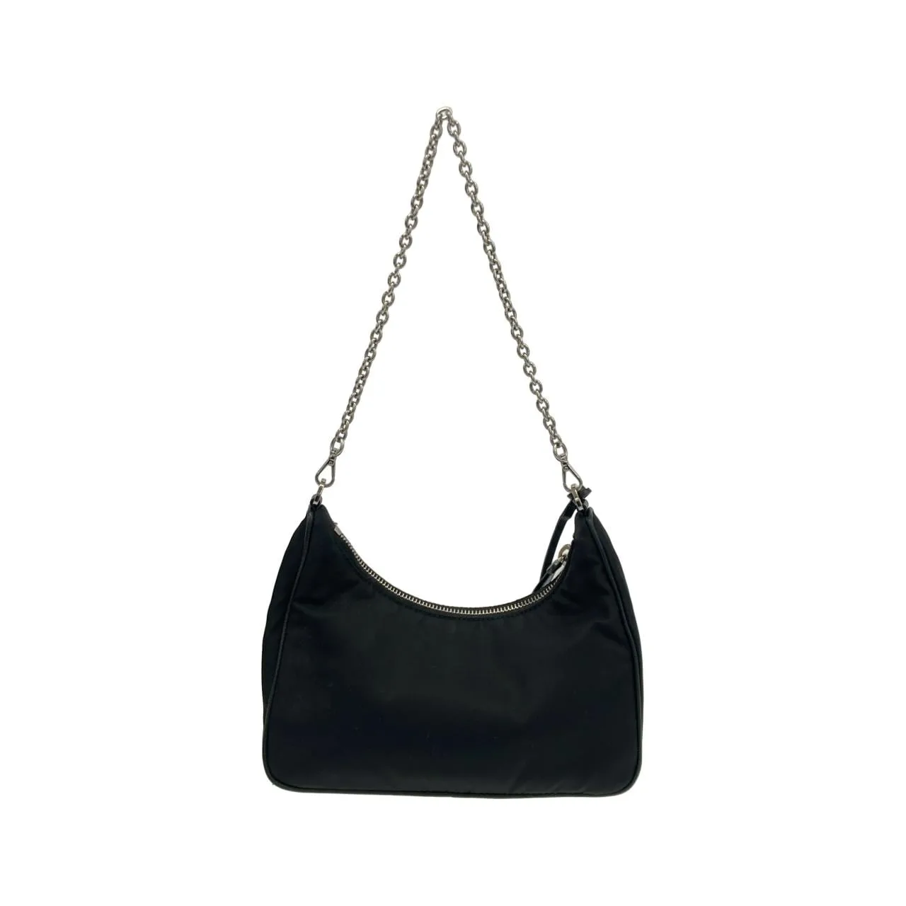 PRADA 1BH204 Shoulder 黑色 中古品A - 縮圖 2