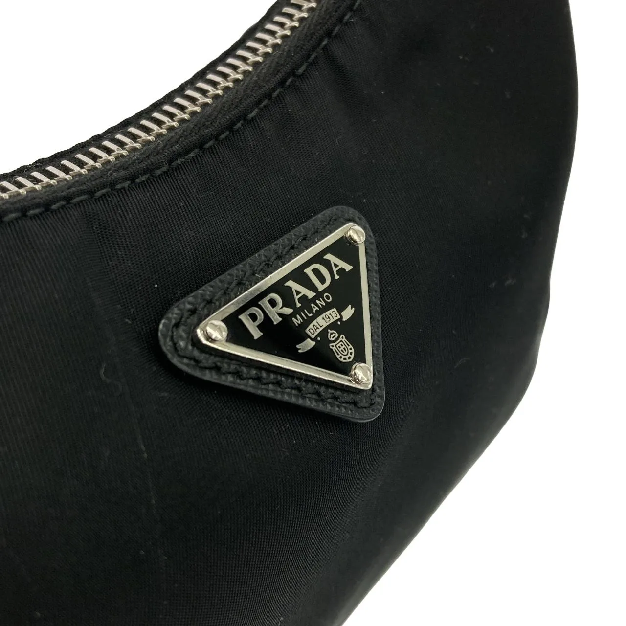 PRADA 1BH204 Shoulder 黑色 中古品A - 縮圖 7