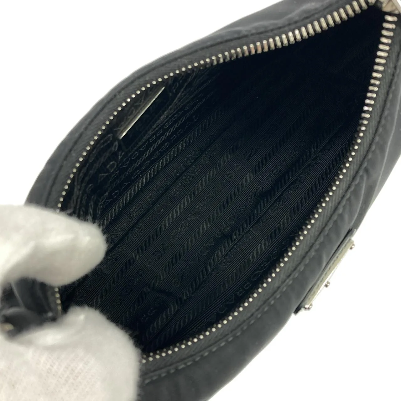 PRADA 1BH204 Shoulder 黑色 中古品A - 縮圖 9