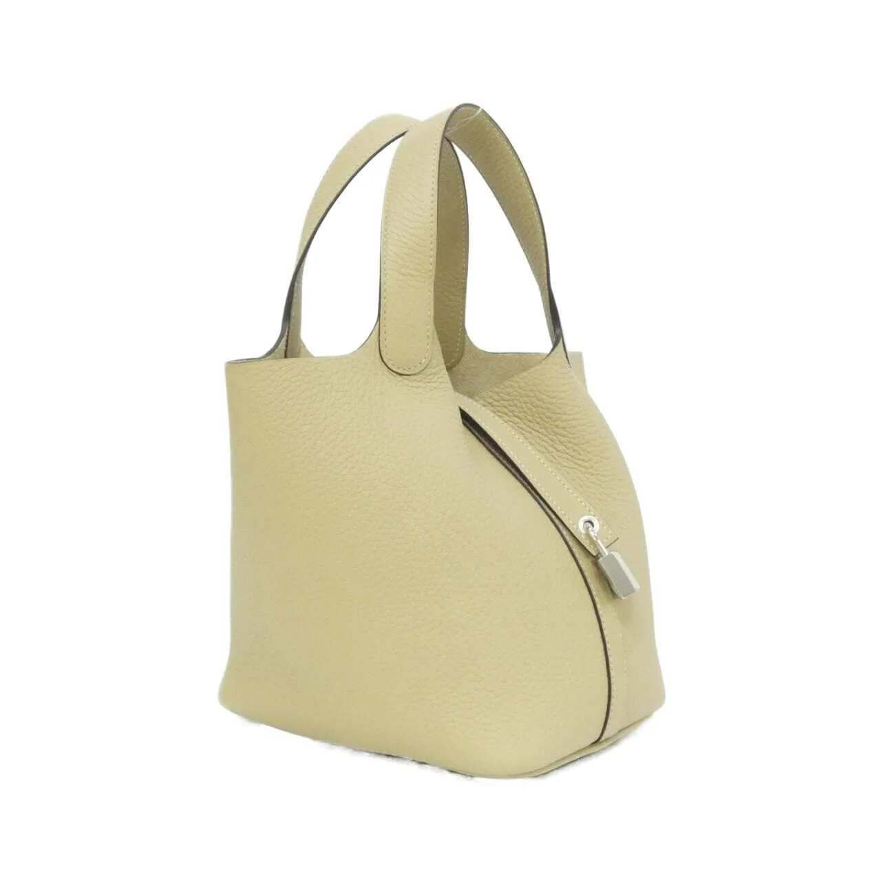 HERMES Picotin 056289CK Handbag Clemence