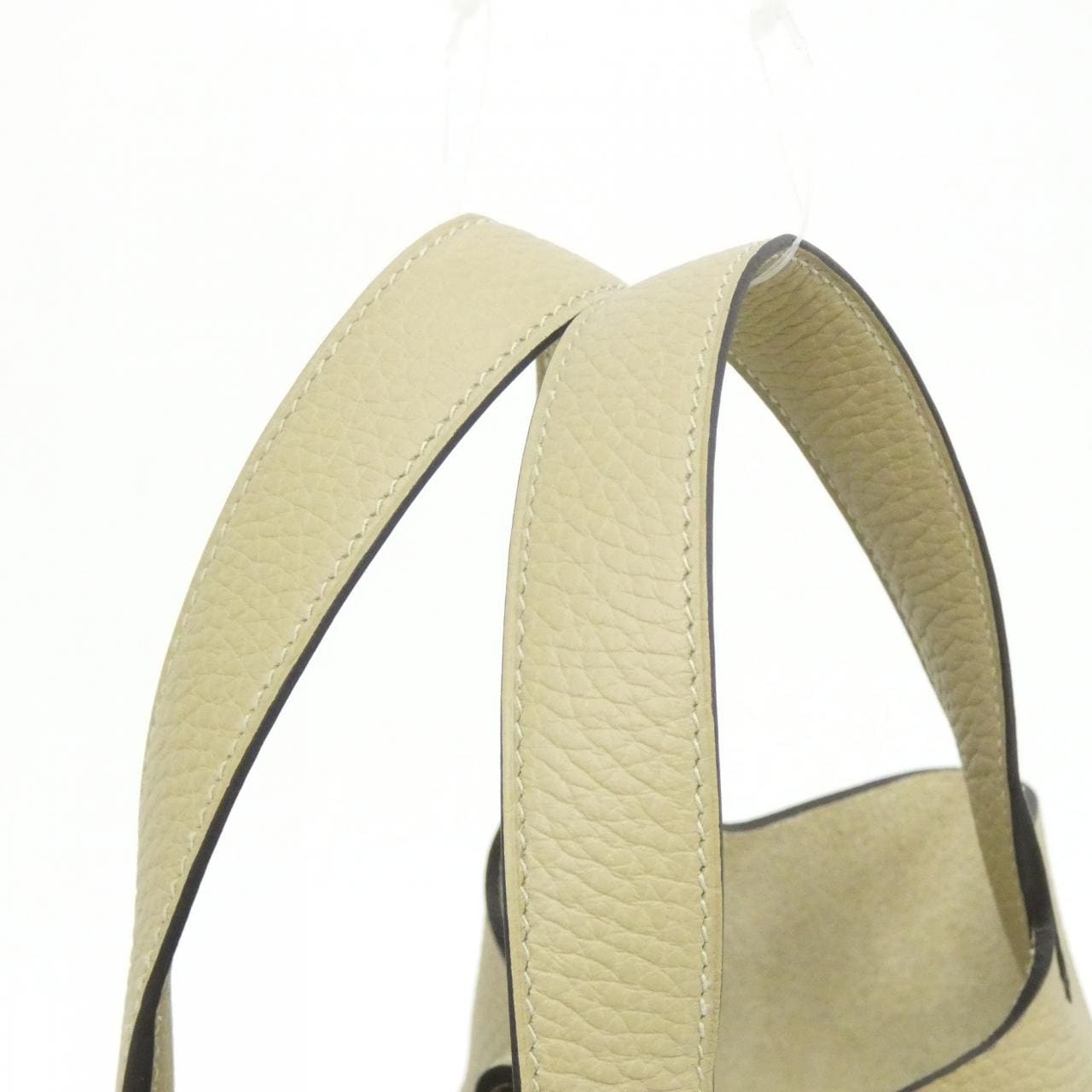 HERMES HERMÈS Picotin 056289CK Bag Clemence Clemence Leather - Thumbnail 4