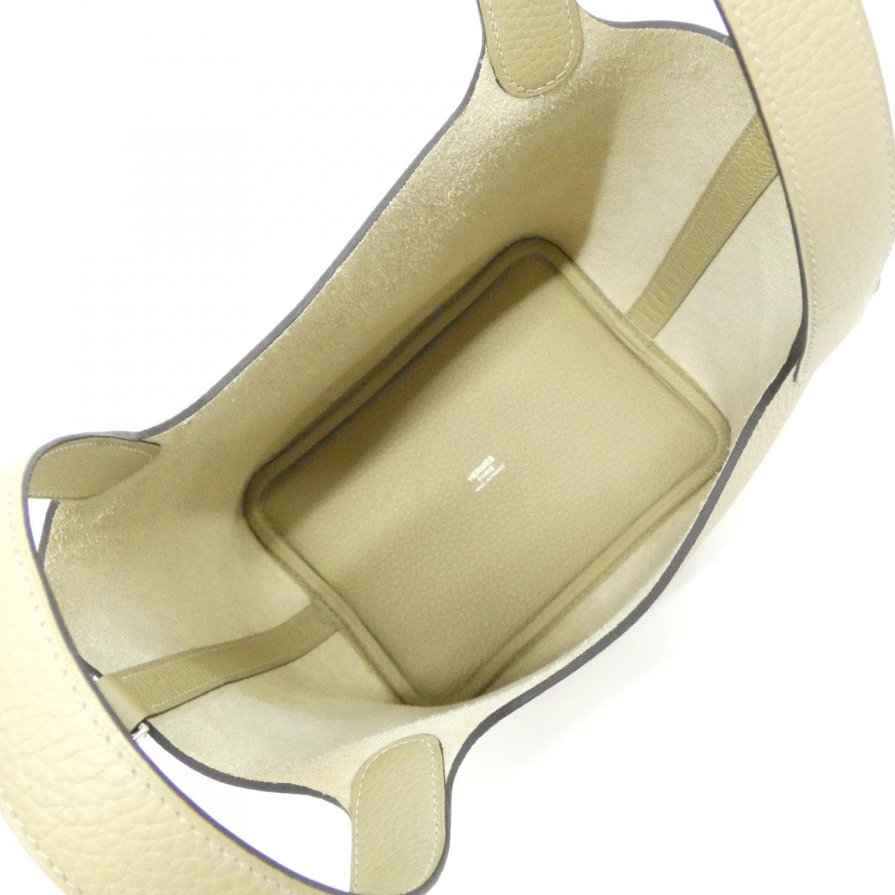 HERMES HERMÈS Picotin 056289CK Bag Clemence Clemence Leather - Thumbnail 5