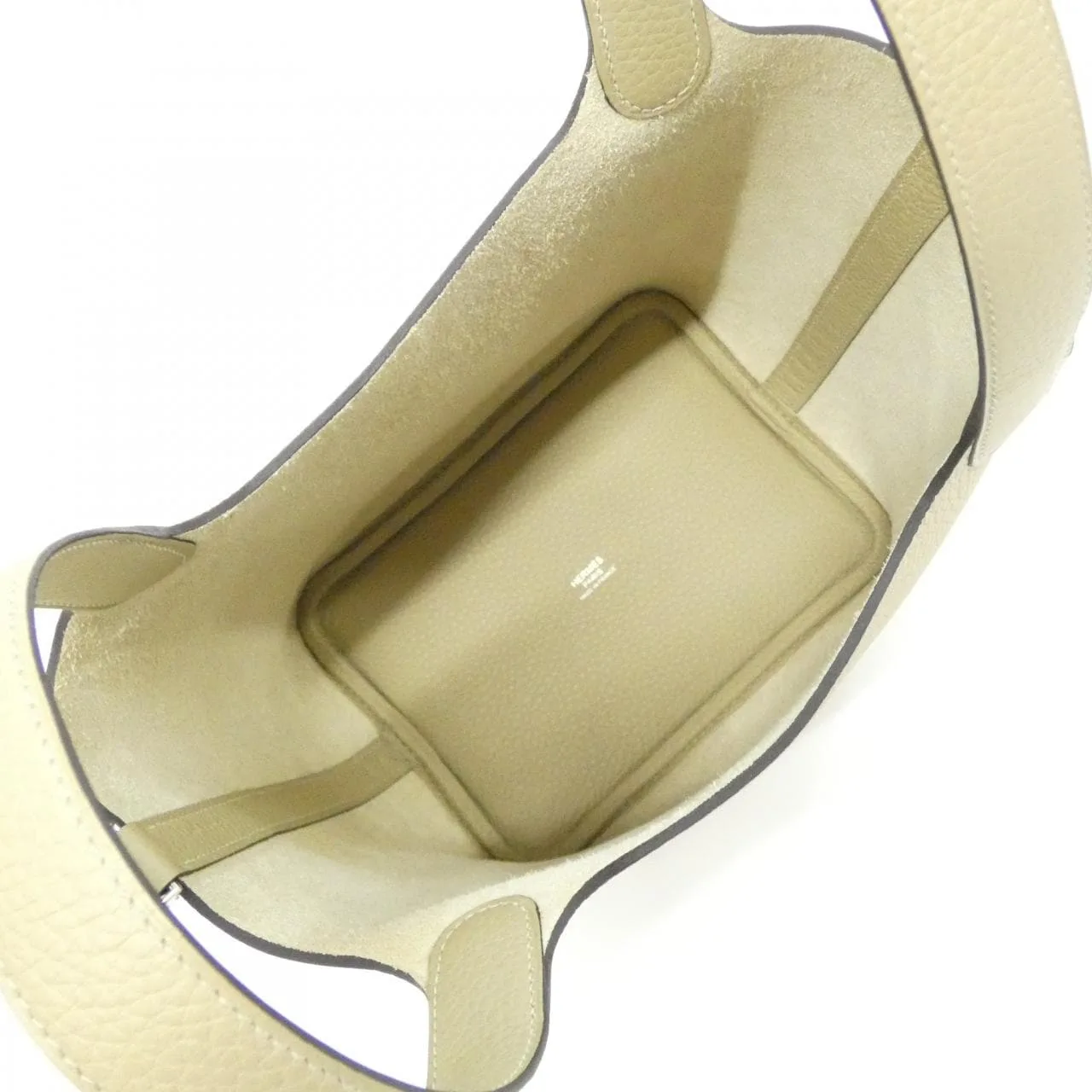 HERMES Picotin 056289CK Handbag Clemence Clemence Leather Unused - Thumbnail 5