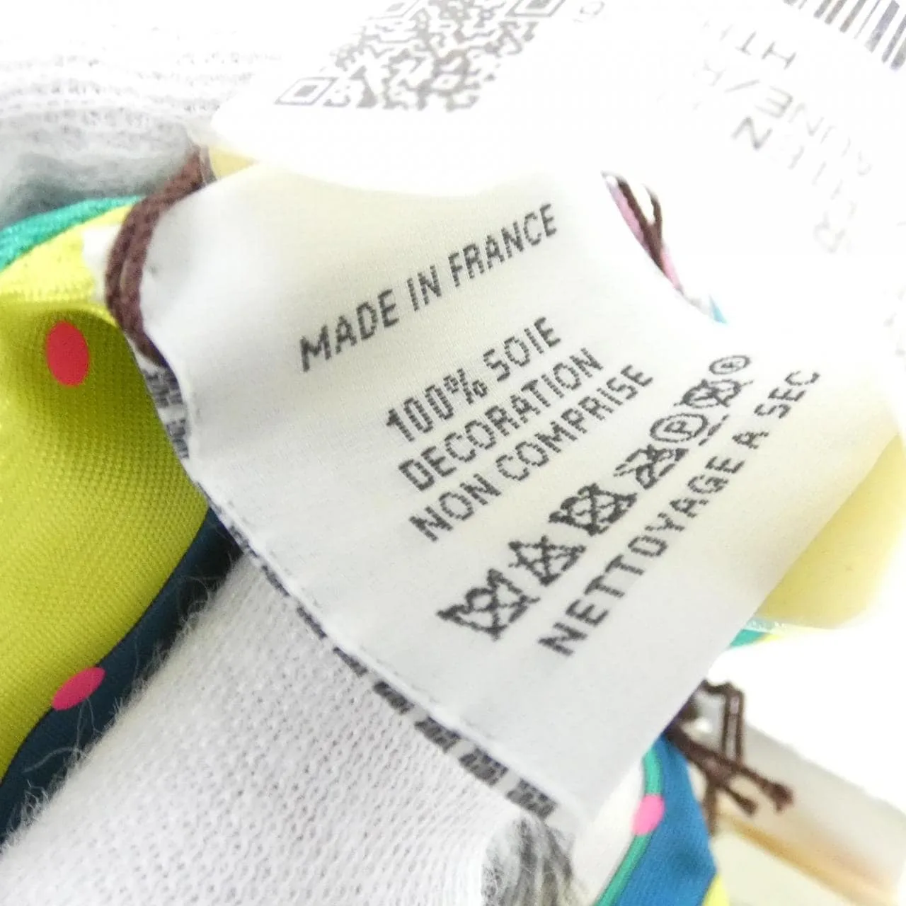 HERMES Plume 063603S Scarf Black Rank A - Thumbnail 3