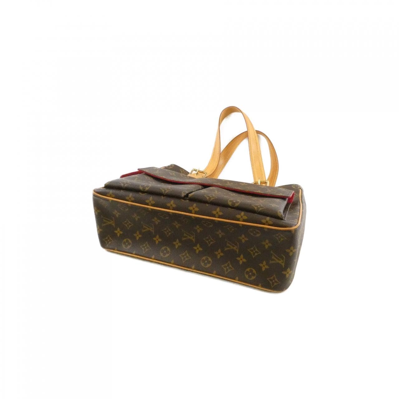 LOUIS VUITTON M51162 Handbag Monogram 黑色 Monogram 中古品B - 縮圖 3