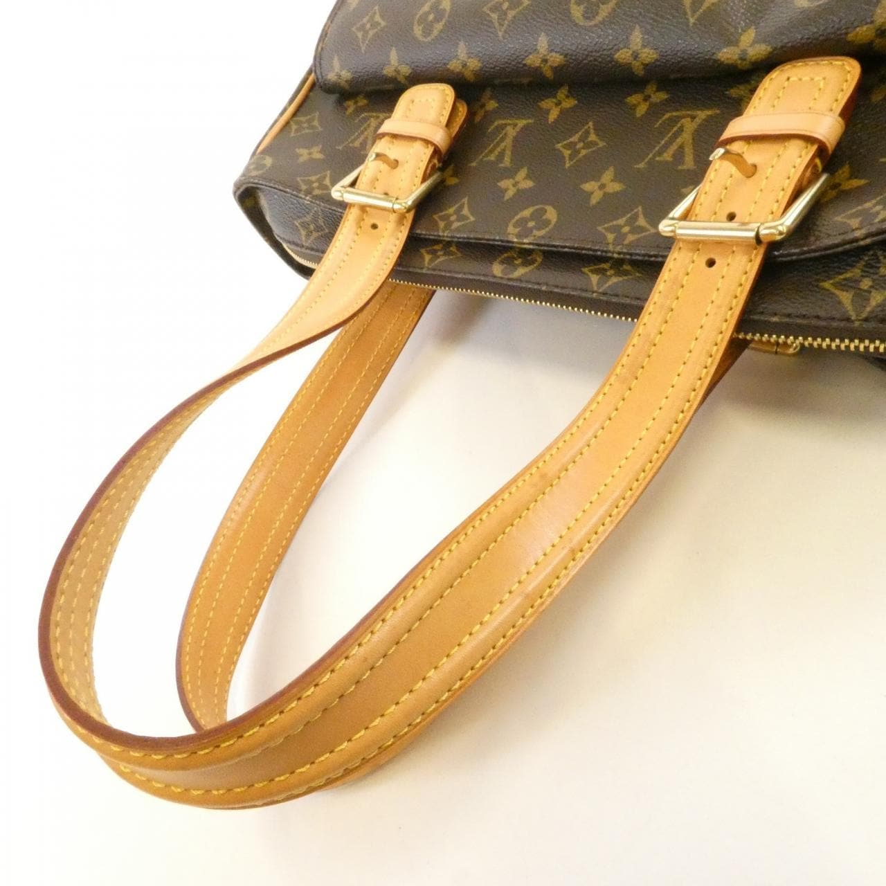 LOUIS VUITTON M51162 Handbag Monogram 黑色 Monogram 中古品B - 縮圖 6