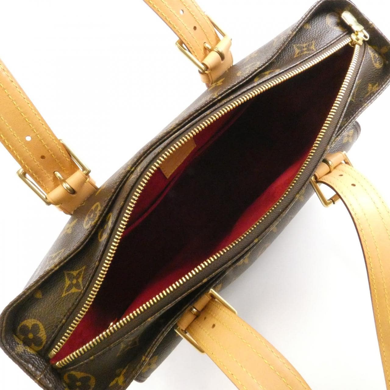 LOUIS VUITTON M51162 Handbag Monogram 黑色 Monogram 中古品B - 縮圖 8