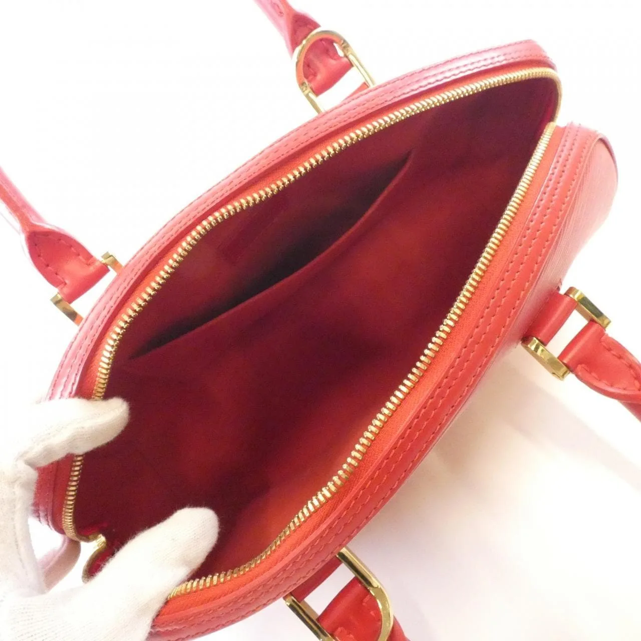 LOUIS VUITTON M5208E Handbag Epi Rouge Epi Rank A - Thumbnail 6