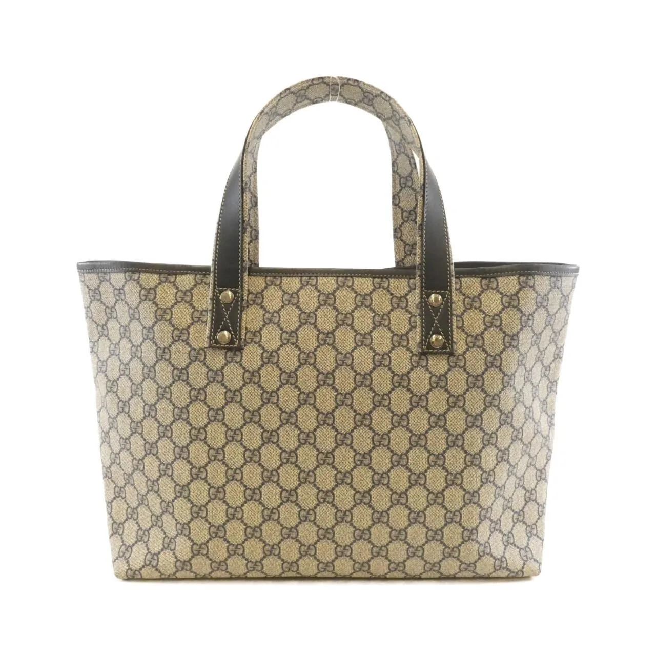 GUCCI 211134 F2AFN Handbag Leather 黑色 皮革 中古品A - 縮圖 2