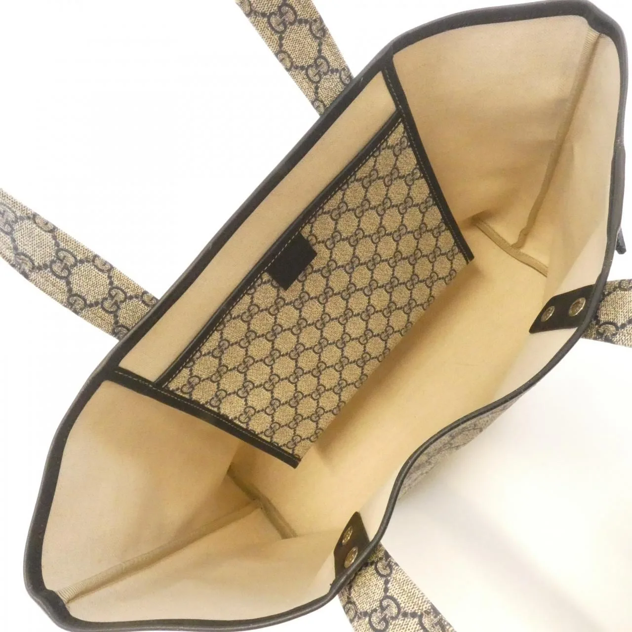 GUCCI 211134 F2AFN Handbag Leather 黑色 皮革 中古品A - 縮圖 7