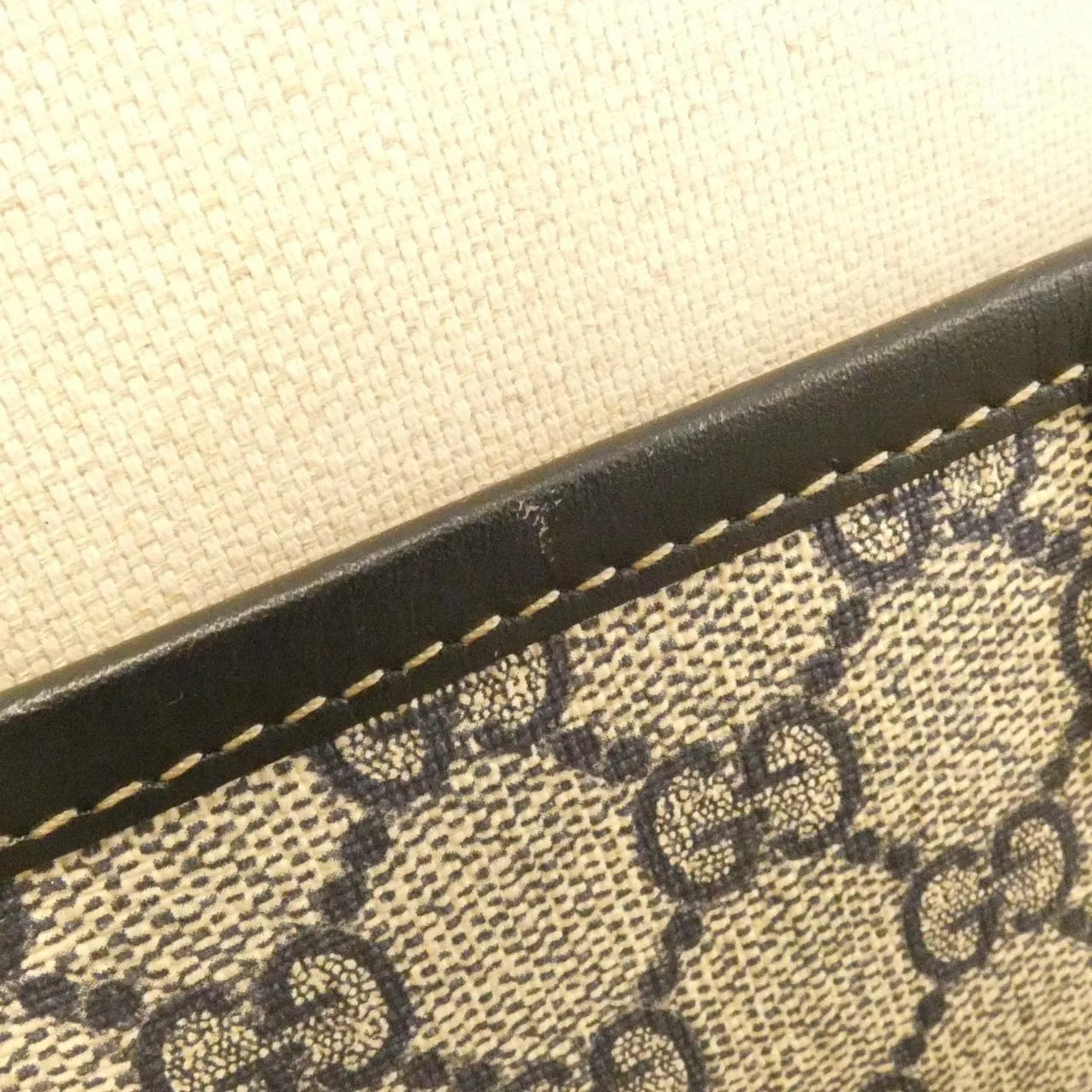 GUCCI 211134 F2AFN Handbag Leather 黑色 皮革 中古品A - 縮圖 8