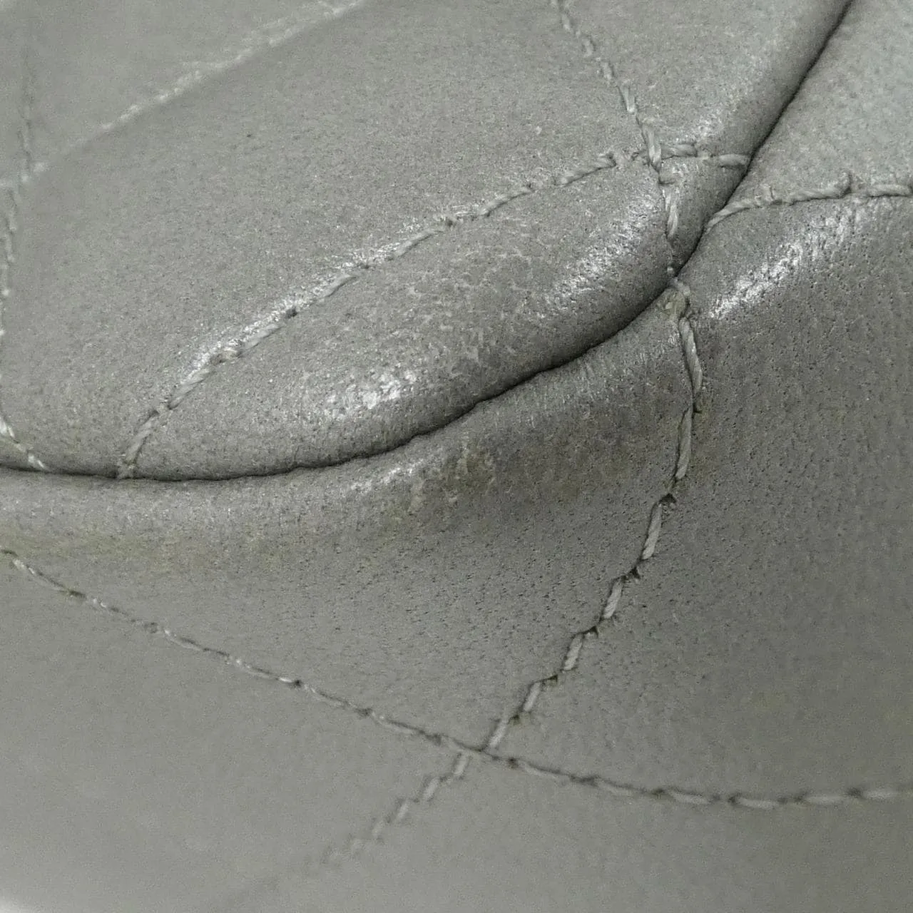 CHANEL Boy Chanel 69900 Shoulder Lambskin Silver Lambskin - Thumbnail 3