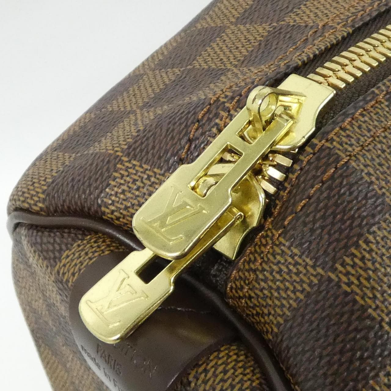 LOUIS VUITTON Keepall N41427 Boston Damier Black Damier - Thumbnail 4