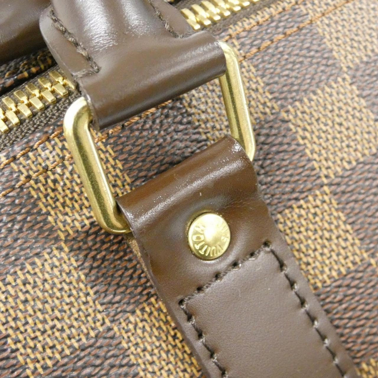 LOUIS VUITTON Keepall N41427 Boston Damier Black Damier - Thumbnail 7