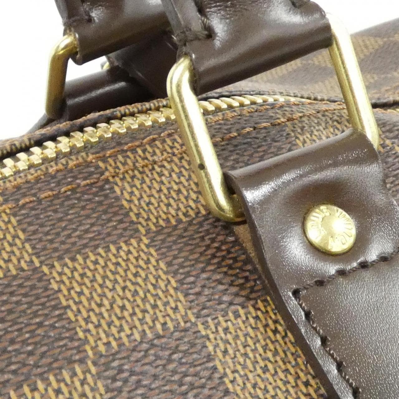 LOUIS VUITTON Keepall N41427 Boston Damier Black Damier - Thumbnail 8