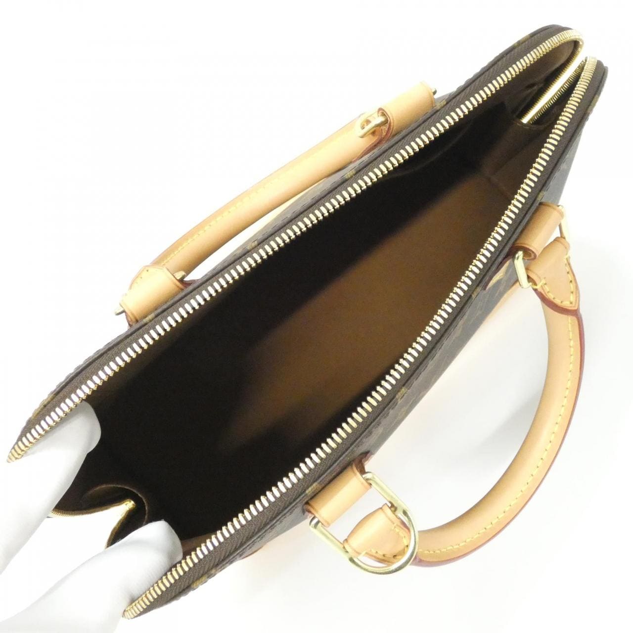 LOUIS VUITTON Alma M53151 Bag Monogram Black Monogram - Thumbnail 9