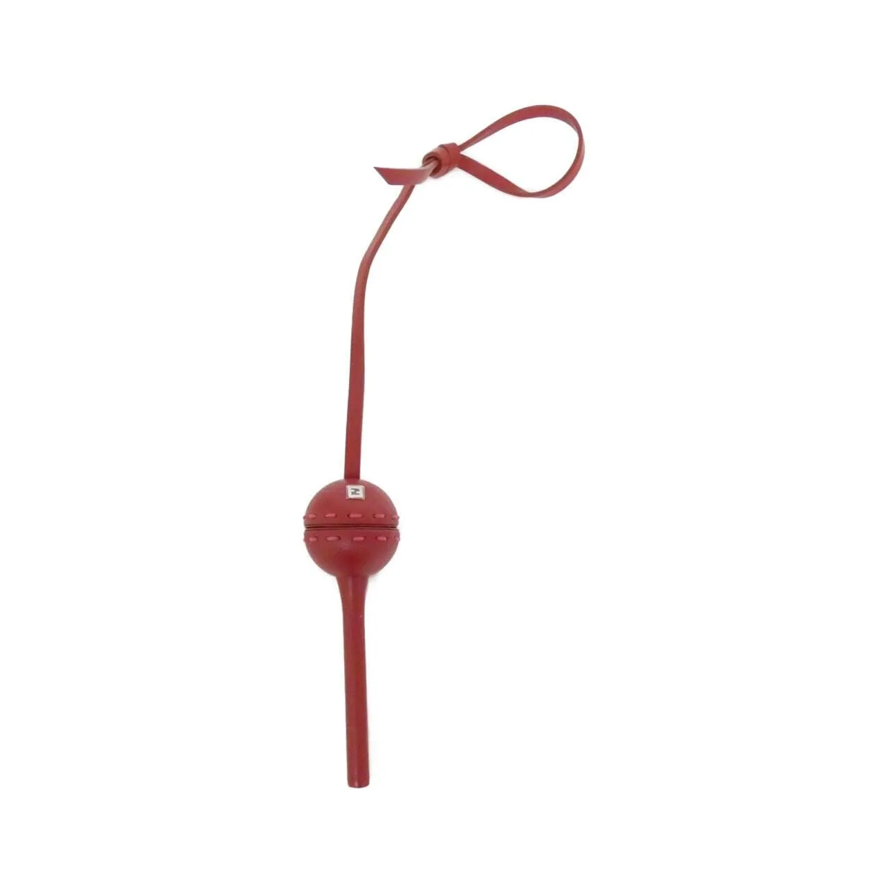 FENDI 7AS316 ASUU Key Case Leather Black