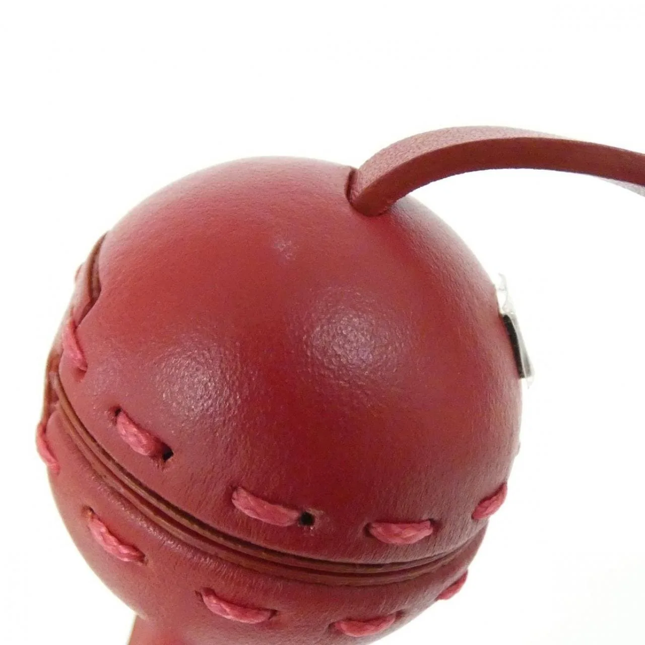 FENDI 7AS316 ASUU Key Case Leather Black Leather Rank A - Thumbnail 4