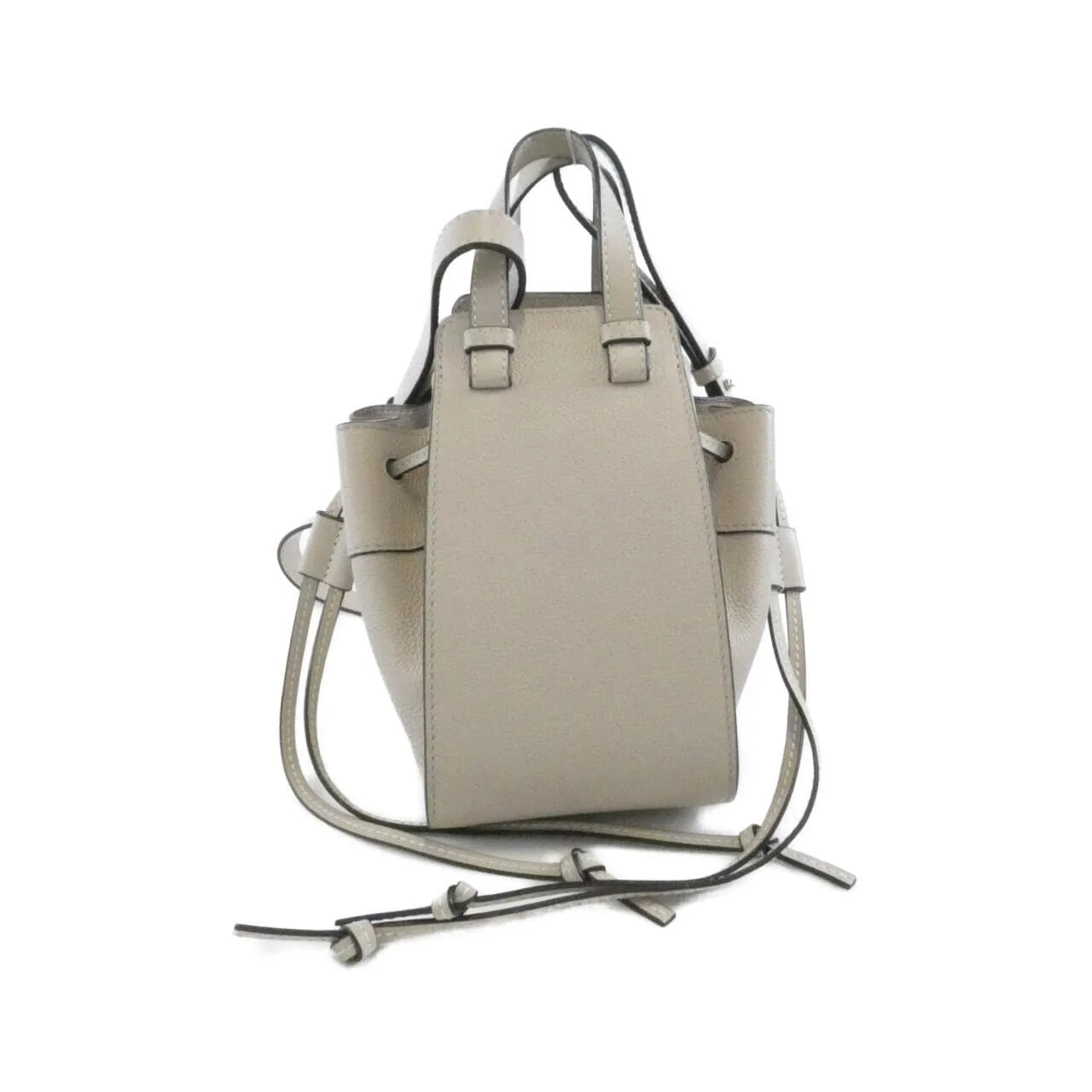 LOEWE Hammock 314 12 V07 Shoulder Black Rank A - Thumbnail 2